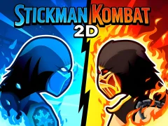 Гульня Stickman Kombat 2D онлайн