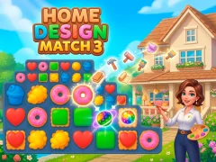 Гульня Home Design Match 3 онлайн