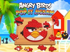 Гульня Angry Birds Pop It Jigsaw онлайн