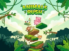 Гульня Animals Rush онлайн