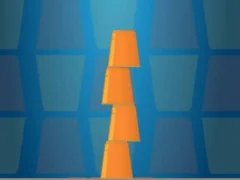 Гульня Cups Tower Builder онлайн