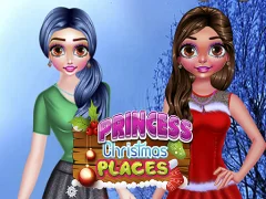 Гульня Princess Christmas Places онлайн