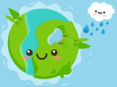 Гульня Happy Green Earth онлайн