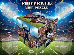 Гульня Football Cube Puzzle онлайн