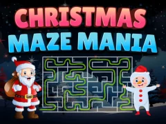 Гульня Christmas Maze Mania онлайн