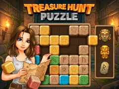 Гульня Treasure Hunt Puzzle онлайн