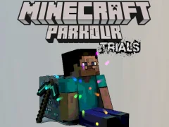 Гульня Minecraft Parkour Trials онлайн