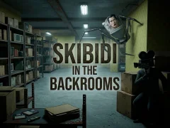 Гульня Skibidi In The Backrooms онлайн