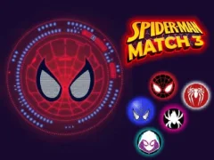 Гульня Spider-man Match 3 онлайн