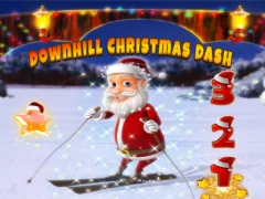 Гульня Downhill Christmas Dash онлайн