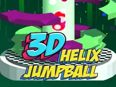 Гульня 3D Helix Jump Ball онлайн