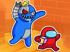 Гульня Rainbow Friends Survival Puzzle онлайн