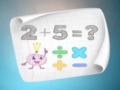 Гульня Guess number Quick math games онлайн
