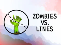 Гульня Zombies VS. Lines онлайн