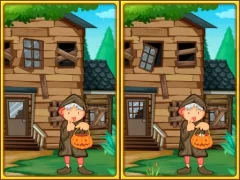 Гульня Spot the differences halloween онлайн