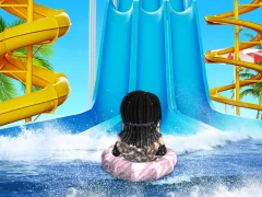 Гульня Uphill Rush Water Park 3D онлайн