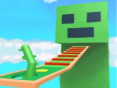 Гульня Noob Robo Parkour онлайн