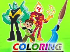 Гульня Ben 10 Coloring онлайн