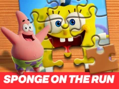 Гульня Sponge on the Run Jigsaw Puzzle онлайн