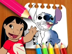 Гульня Lilo and Stitch Coloring Book онлайн