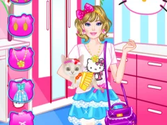 Гульня Barbie With Kitty онлайн