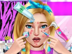 Гульня Pimple Treatment Makeover Salon онлайн