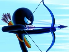 Гульня Stickman Archer Warrior онлайн