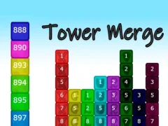 Гульня Tower Merge онлайн