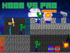 Гульня Noob vs Pro Armageddon онлайн