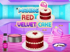Гульня Making Red Velvet Cake онлайн