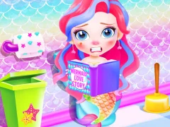 Гульня Baby Mermaid Caring Games онлайн