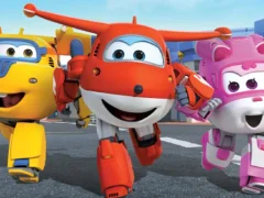 Гульня Superwings Slide онлайн