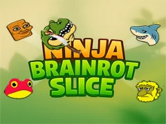 Гульня Ninja brainrot Slice онлайн