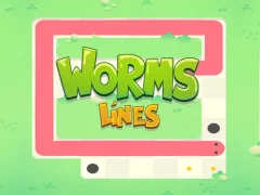 Гульня Worms Lines онлайн