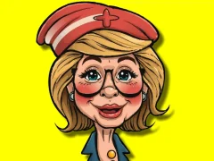 Гульня Melania Hat Antistress Game онлайн
