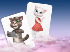 Гульня My Talking Tom Memory Card Match онлайн