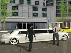 Гульня Limo Taxi Driving Simulator: Limousine Car Games онлайн