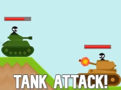 Гульня Stickman Tanks онлайн