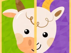 Гульня Baby Games Animal Puzzle for Kids онлайн