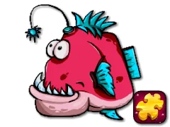 Гульня Cute Piranha Jigsaw Puzzles онлайн