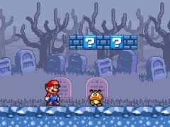 Гульня Super Mario Bros Star Scramble 2 Ghost island онлайн