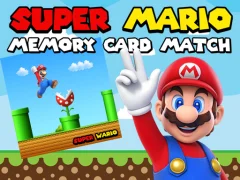 Гульня Super Mario Memory Card Match онлайн