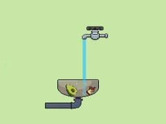 Гульня Water Down онлайн