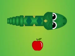 Гульня Snake Eats Apple онлайн
