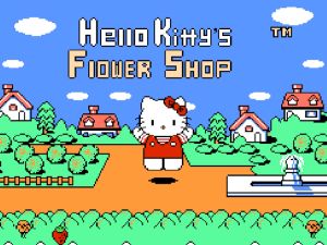Гульня Кветкавы сад Hallo Kitty онлайн