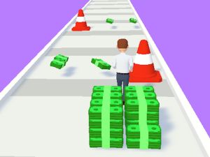 Гульня Збярыце ўсе грошы і багатыя: бягун онлайн