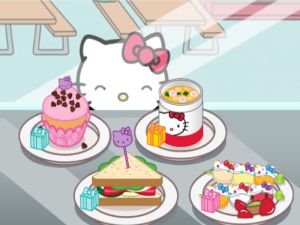 Гульня Hello Kitty: Lanchbox онлайн