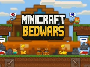 Гульня Войны на ложку Minecraft онлайн