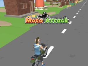 Гульня Moto Attack онлайн