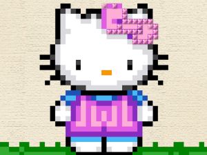 Гульня Hallo Kitty: Cross Emploidery онлайн